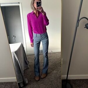 The Limited Exact Stretch Bootcut Trousers Gray NEW, Sz 0